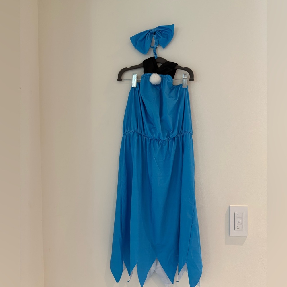 Flinestones Betty  Blue Costume Dress with Bow